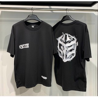 Áo thun from rộng nam nữ unisex SWE đen