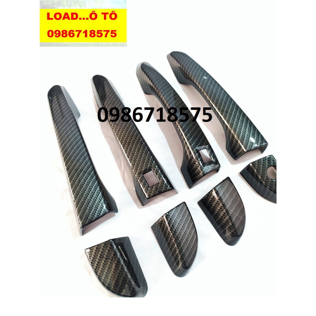 Ốp Tay Nắm Cửa Carbon Xe Huyndai Tucson 2018-2021 Cao Cấp Nhất Thị Trường
