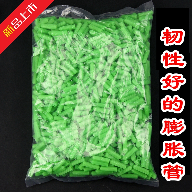 Ống mở rộng màu xanh lá cây chính hãng 6MM 8MM 1000 loại nhựa thông thẳng với ốc vít tự tấn công