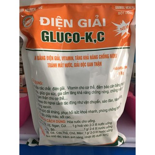 Điện giải Gluco KC (1kg) Hùng nguyên - chỉ dùng trong thú y