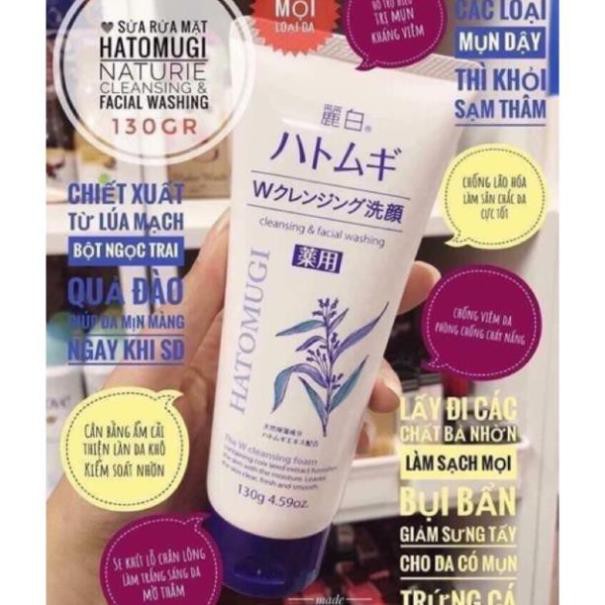 Sữa rửa mặt ý dĩ Hatomugi Nhật bản_Shopnhatlulu