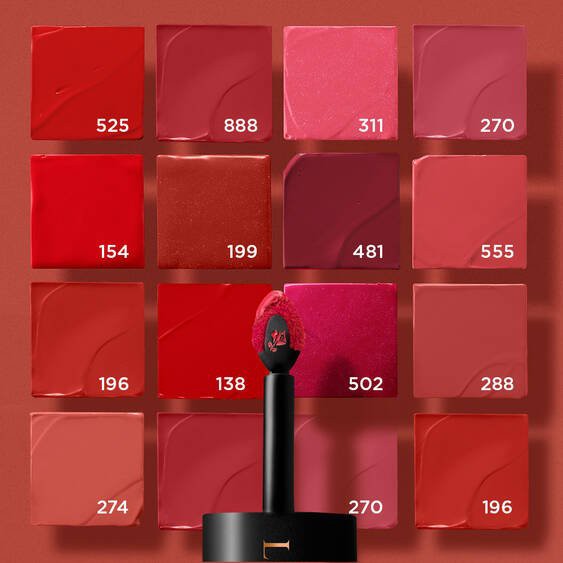 Son kem lì Lancome L'Absolu Rouge Drama Ink 6ml. son dạng lì nhưng không làm khô môi, giữ màu cả ngày dài