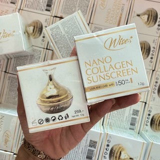 Kem dưỡng chống nắng Wise Nano Collagen Suncreen Thái Lan 12g