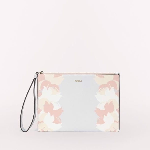 [Mã FAPRE4 giảm 10% đơn từ 1tr] Túi FURLA Babylon S Envelope Ares St Tuberosa Mini Ares - Xanh Nhạt