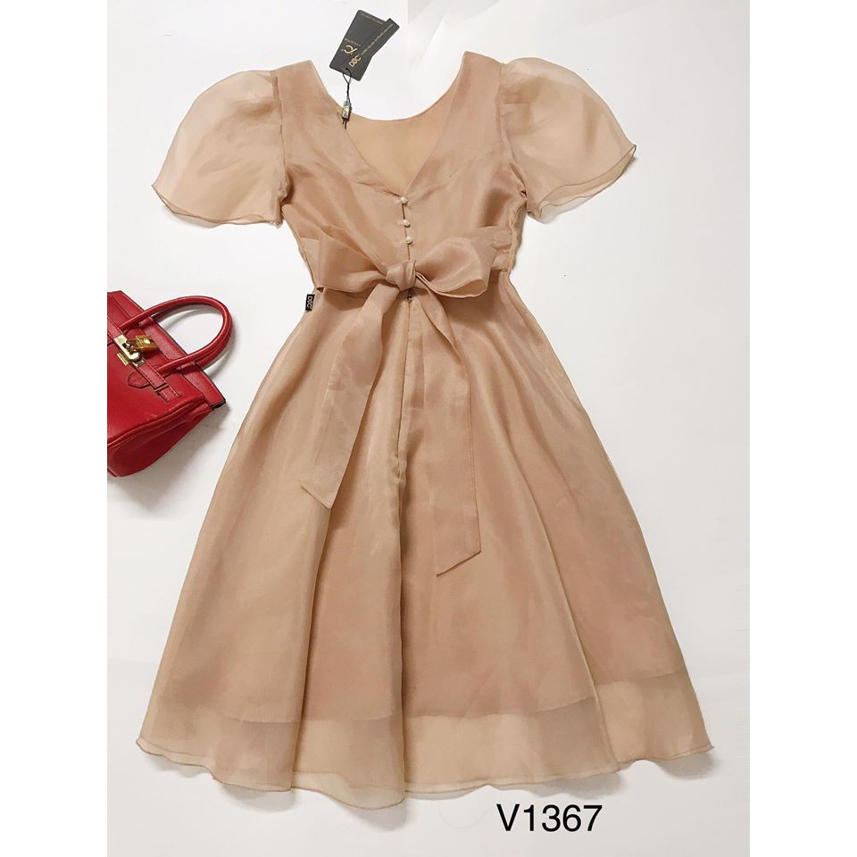 [Nhập WAMAR931 giảm ngay 15k]Đầm xòe tiểu thư thắt nơ lưng siêu xinh V1367_Zin Boutique [Kèm ảnh thật] | BigBuy360 - bigbuy360.vn