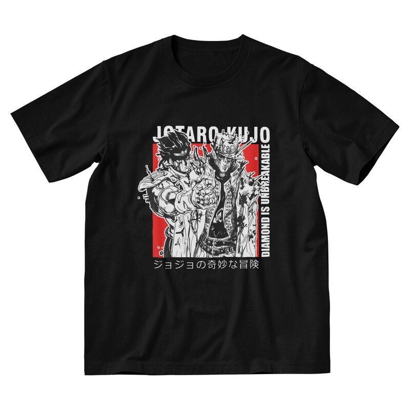 Áo nam Tay Ngắn In Hình Manga Jotaro Kujo Dio Phong Cách Harajuku