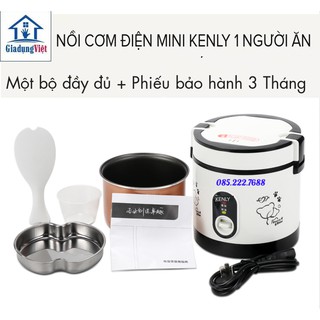 Nồi cơm mini KENLY có quai xách - Bảo hành 3 tháng