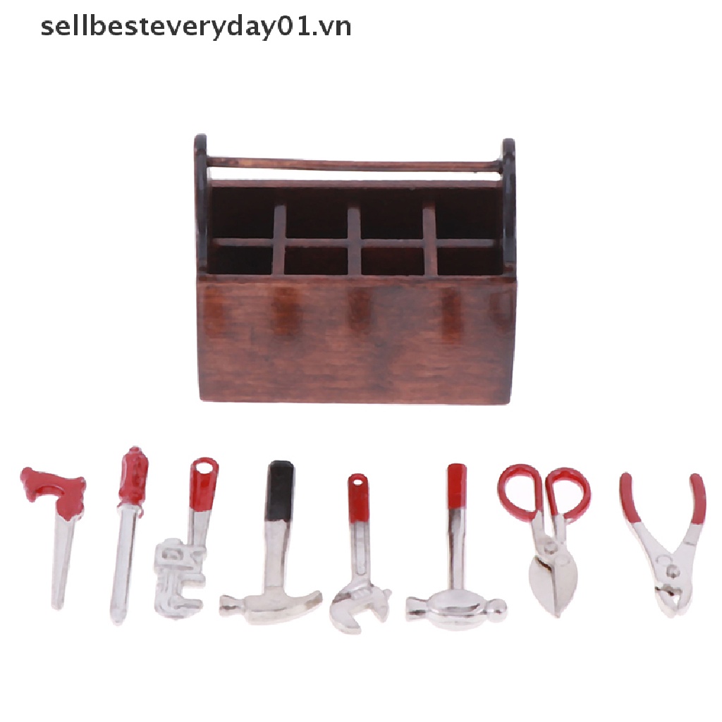 1 Bộ Dụng Cụ Sửa Chữa Mini Cho Nhà Búp Bê 1: 12
