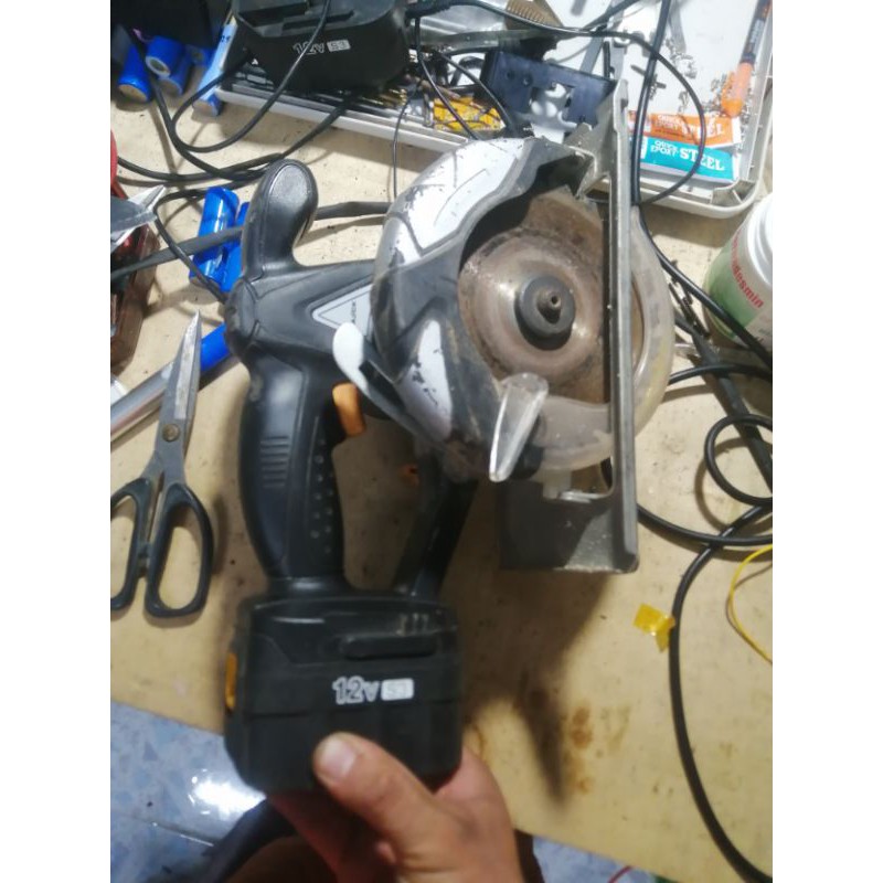 Máy cưa gỗ pin cầm tay nhật bãi paock 12v