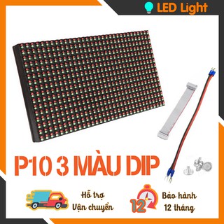 MODULE LED P10 3 MÀU DIP NGOÀI TRỜI - LOẠI 2 MẮT LED