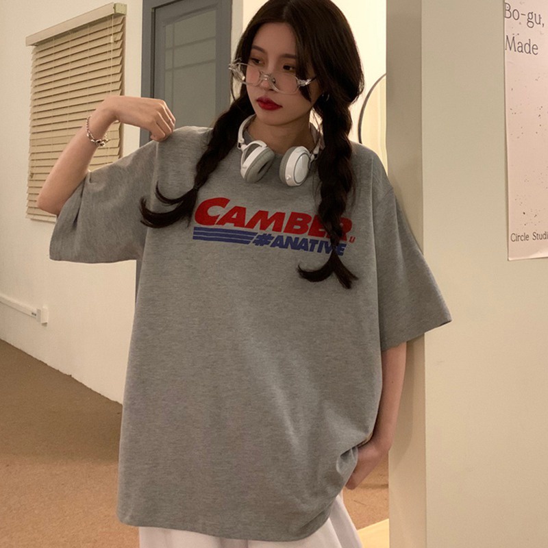 Áo thun tay lỡ dáng rộng kiểu dáng thời trang dành cho nữ