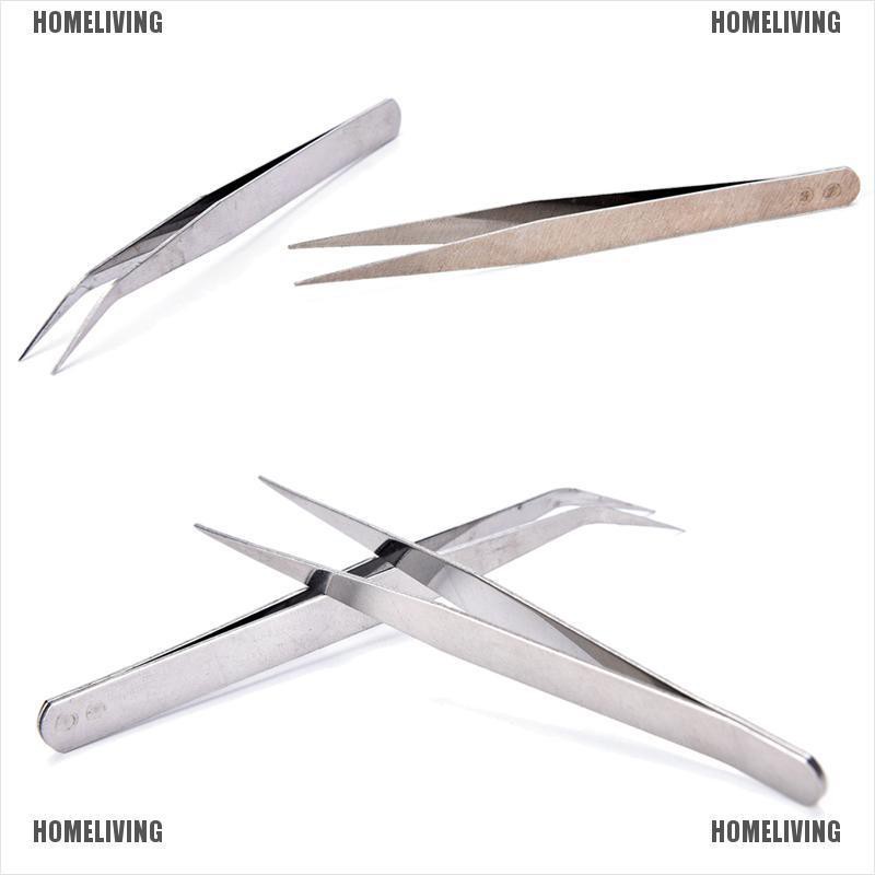 Set 2 Nhíp Thẳng Bằng Thép Không Gỉ Chuyên Dụng Trong May Vá