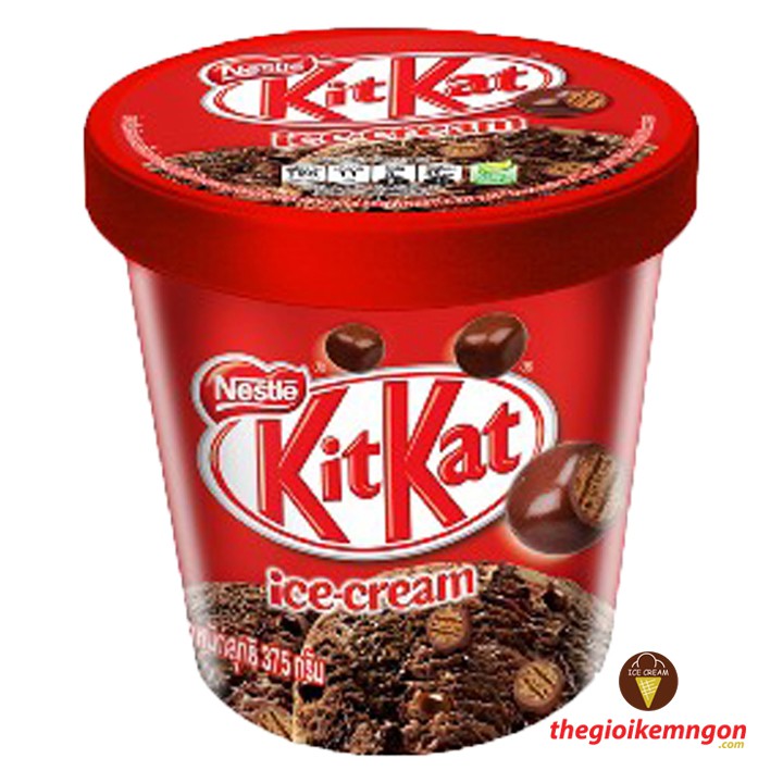 [Mã 159FMCG giảm 7% đơn 500K] Kem KitKat Chocolate Pint Nestle - 375g