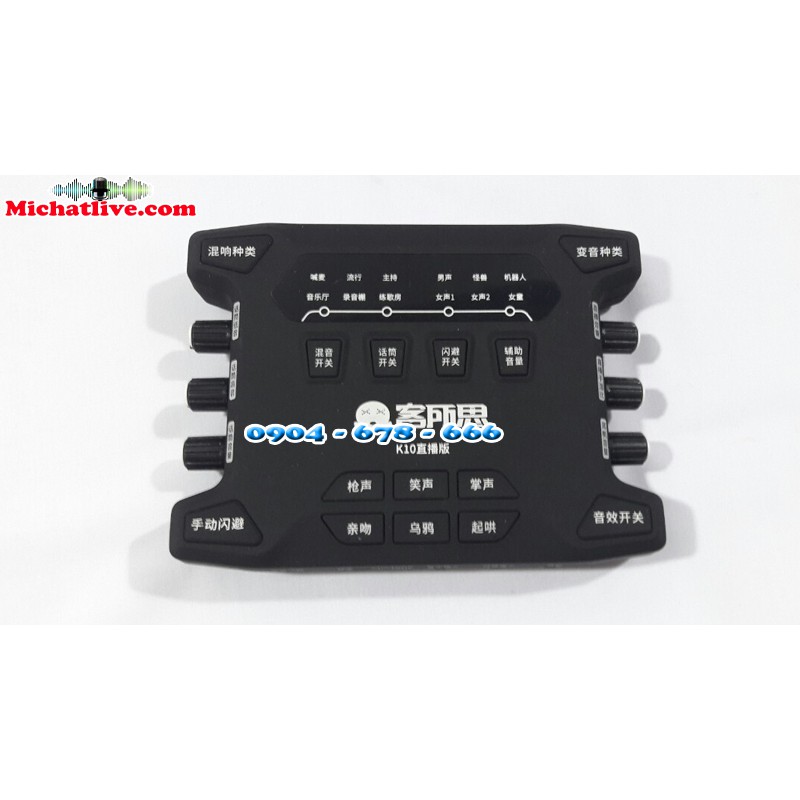 [ Chính hãng ] Sound Card XOX K10S 2018