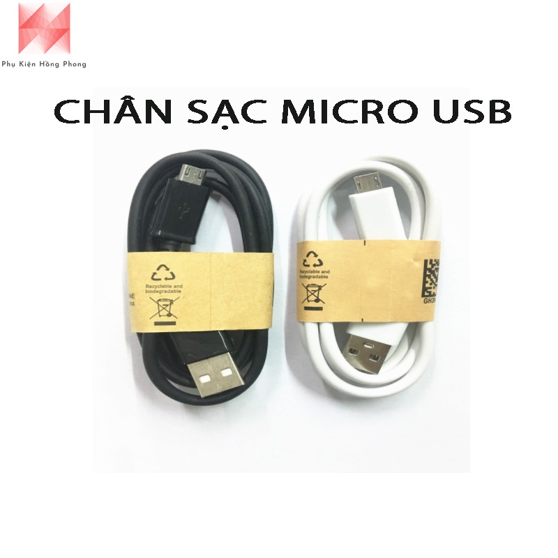 Dây sạc Samsung 𝙎𝙞𝙚̂𝙪 𝘽𝙚̂̀𝙣, dây sạc nhanh samsung, oppo chân sạc micro usb dùng chung cho oppo, xiaomi, samsung. HP