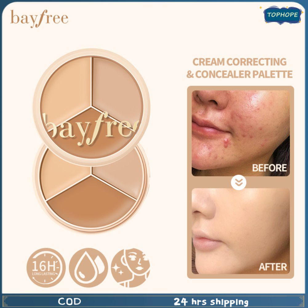 ANNIES Bayfree Kem Nền Che Khuyết Điểm 3 Màu Cho Các Đốm Mụn Chống Nước Trang Điểm