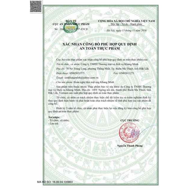 Nghệ viên Mật ong Khang Minh Lọ  giá tốt