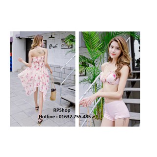 SET 3 MẢNH ĐỒ BƠI BIKINI ĐI BIỂN CHO BẠN GÁI SIU KUTE