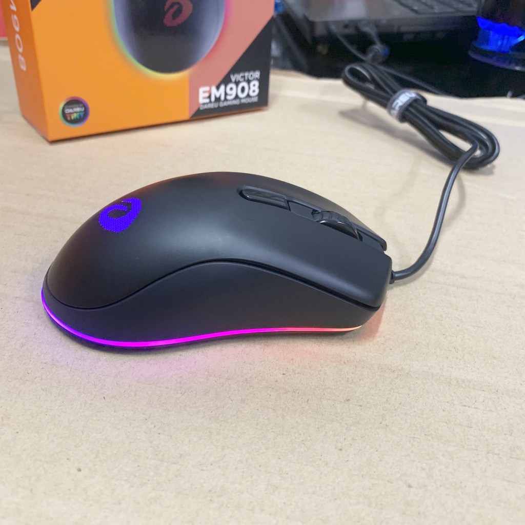 Chuột Dareu EM908 Gaming Chính Hãng- 6000DPI - 150IPS | WebRaoVat - webraovat.net.vn