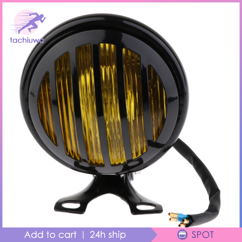 [TACHIUWA]MagiDeal NEW 6\" Round Retro Motorcycle Headlight for Harley Chopper Bobber