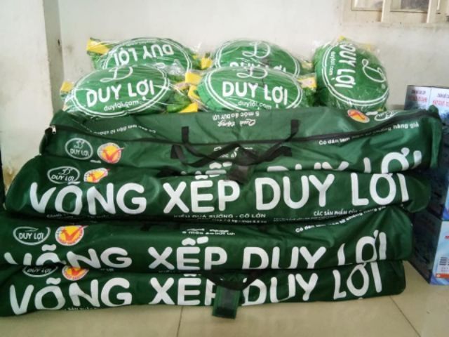 (Giảm giá sốc lấy 5*)Võng xếp Duy lợi cao cấp cả bộ tiện dụng