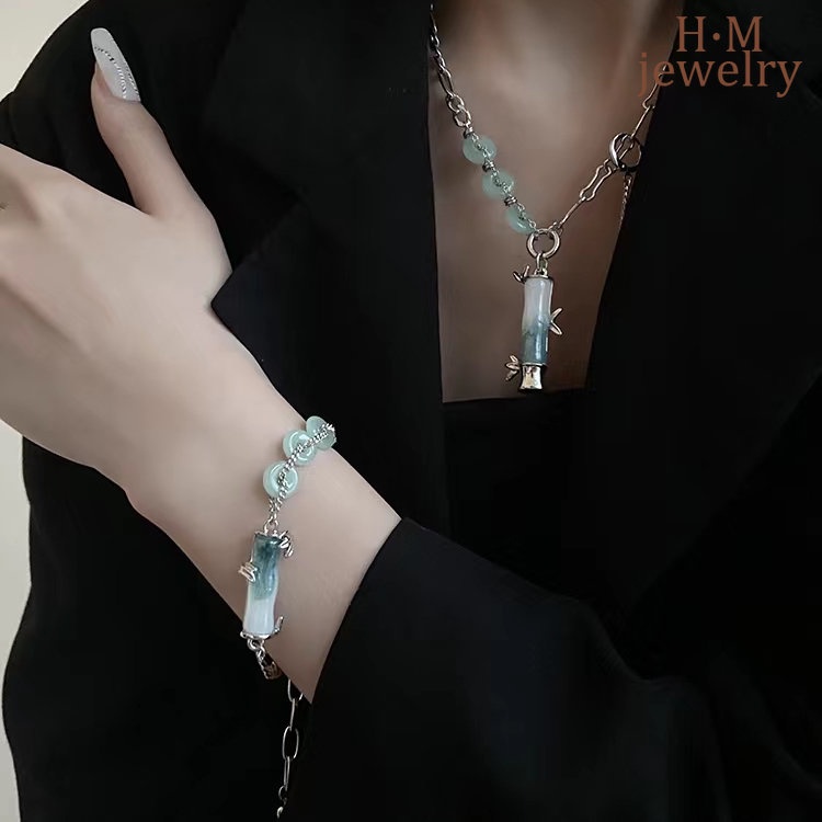 Vòng Tay Tre Mực Mới 2022 Phong Cách Trung Hoa