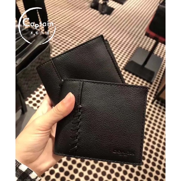 COACH  Ví Da Nam Gập Đôi Thời Trang 74993 74991 Giá Đỡ