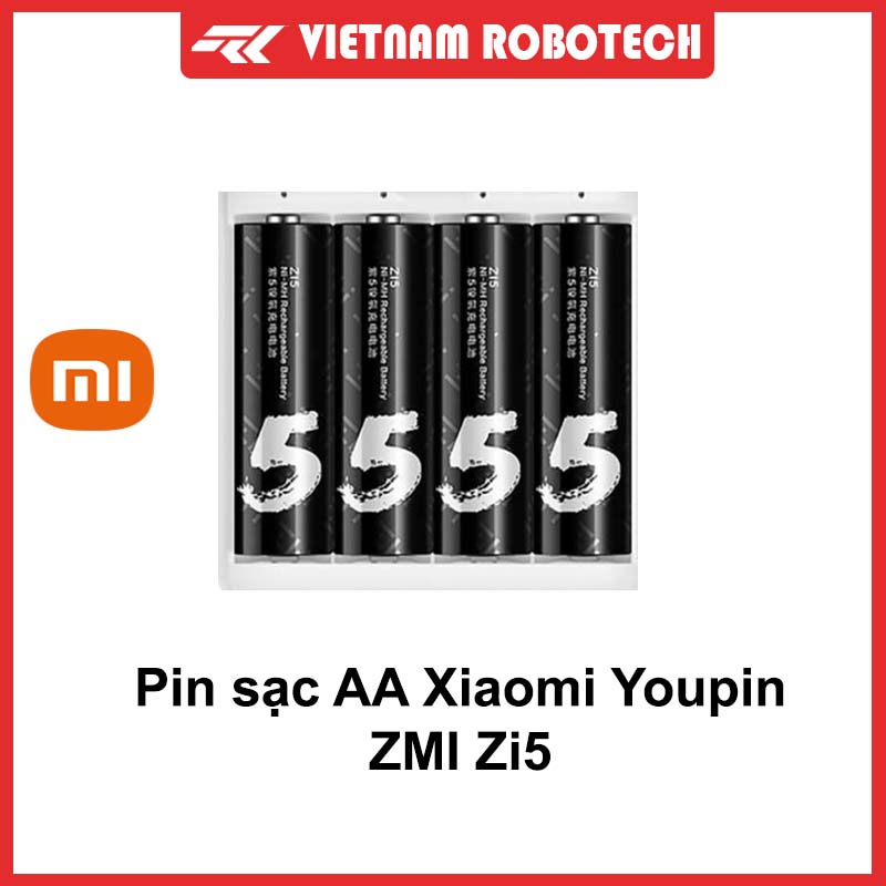 Pin sạc Xiaomi Youpin ZMI Zi5 -  AA512/AA511 Sạc nhiều lần - Vietnamrobotech