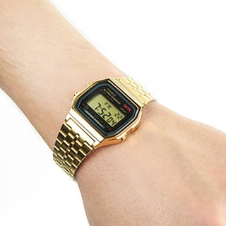 Đồng hồ nam nữ casio A159W - A158WA- A168WA dây kim loại Chống Nước 5 ATM -Tuổi thọ