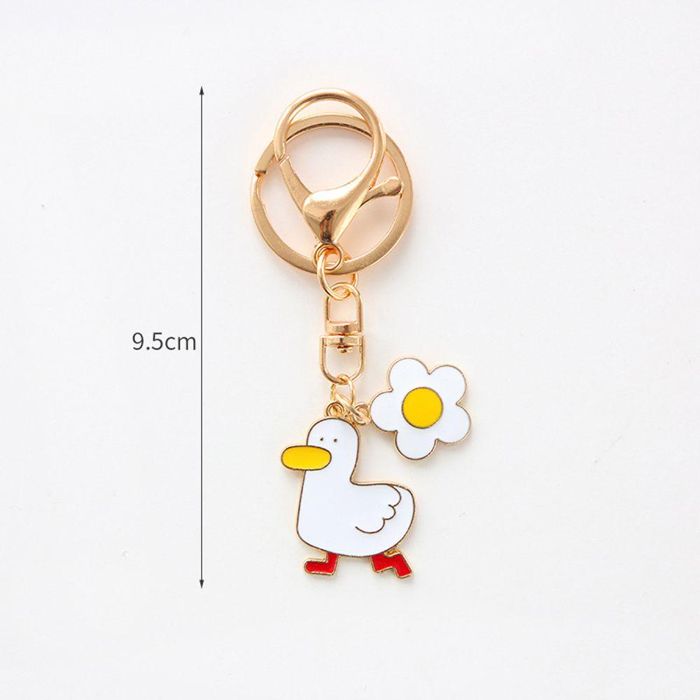 JARRED Móc Khóa Hình Vịt Hoạt Hình Dễ Thương
