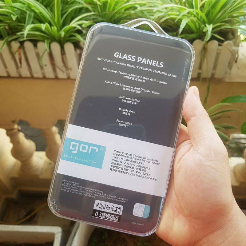 Bộ 2 kính cường lực Gor cho iPhone 15 pro max/15/ 14 pro max/13 pro max/12ProMax/12/12Pro/11promax/11/xsmaxtrong suốt