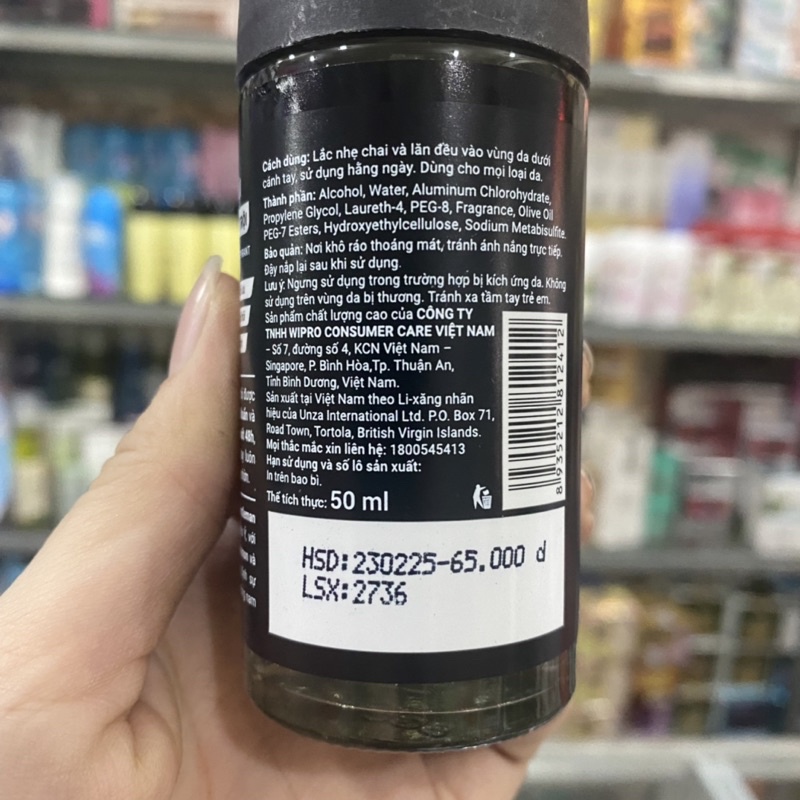 Lăn khử mùi Romano Gentleman khô thoáng vượt trội 50ml
