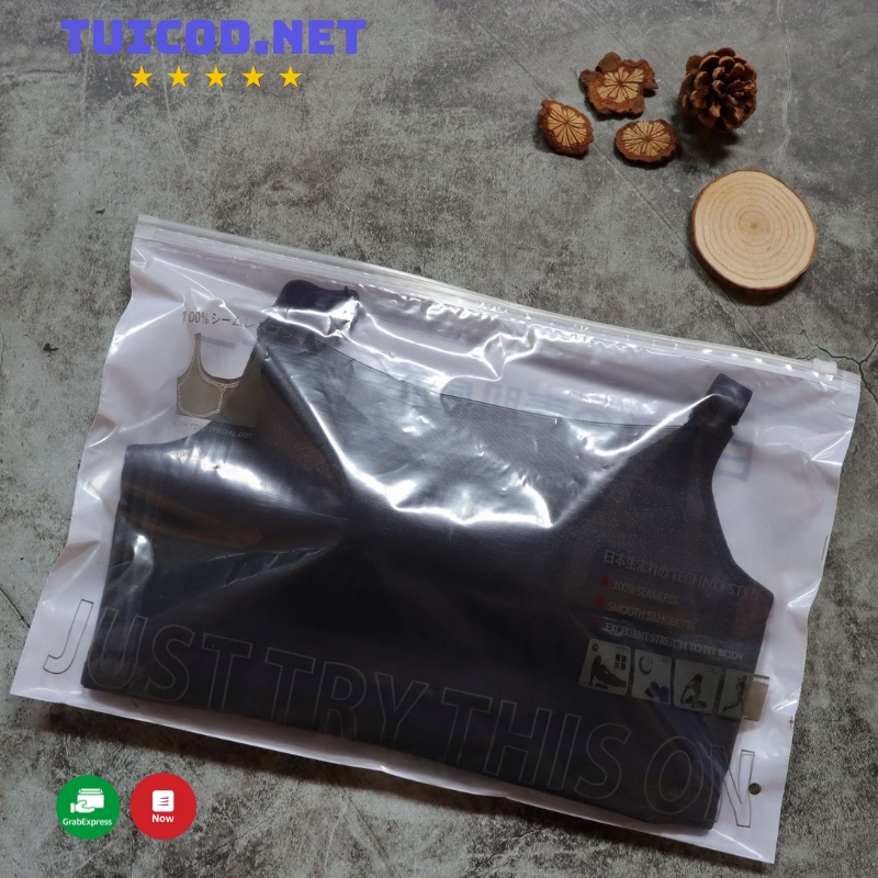 Túi Zip Lock Khóa Kéo Đựng Bộ Đồ Lót Áo Lót - Tuicod.net