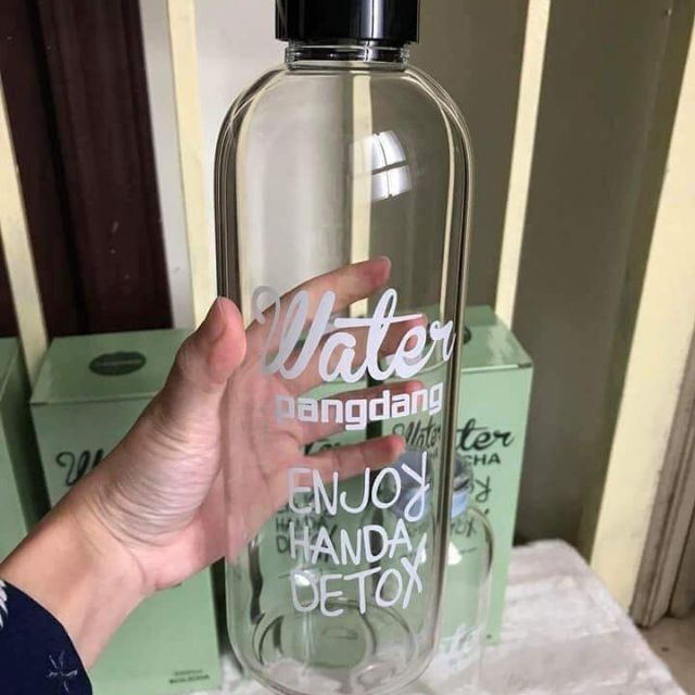 Bình nước thủy tinh pongdang 1000ml