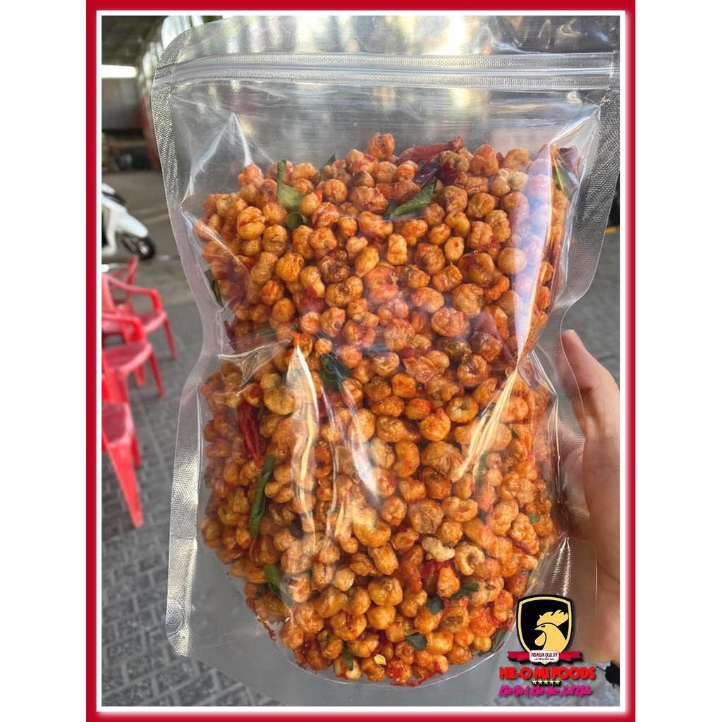 500GR NGÔ NẾP SẤY BÒ LÁ CHANH CAY - NGON - GIÒN XỐP VỪA VẶN
