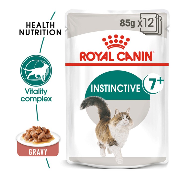 Thức ăn cho mèo Pate Royal Canin cho mèo ít vận động Royal Canin Instinctive 7+ 85gr