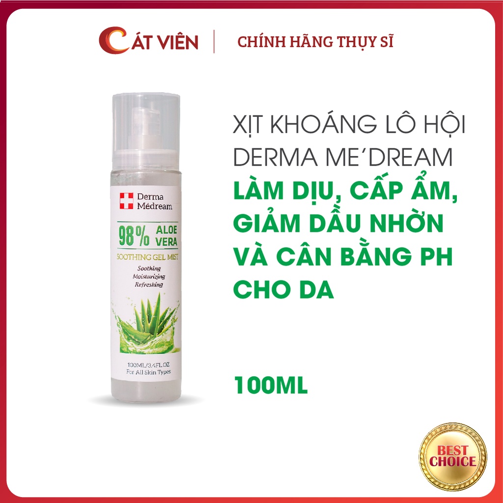 Xịt khoáng cấp ẩm, dưỡng da, làm dịu da Derma Me'Dream Thụy Sỹ | BigBuy360 - bigbuy360.vn