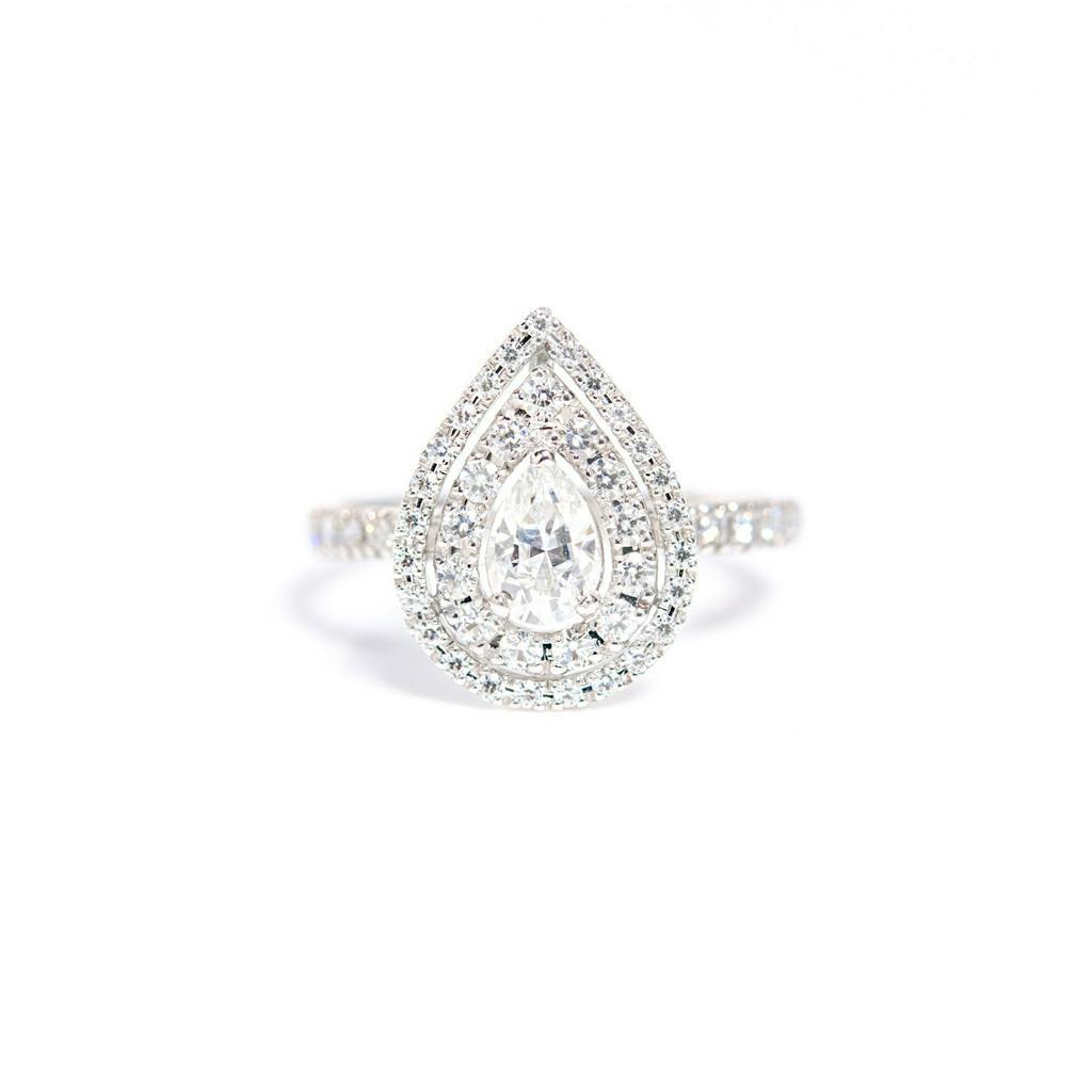 Nhẫn  Moissanite Pt950 "True"