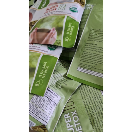 Trà thảo mộc Nanogize Super detox tea