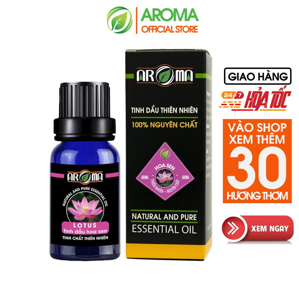 Tinh dầu Hoa Sen Lotus AROMA, tinh dầu thơm phòng, thư giãn