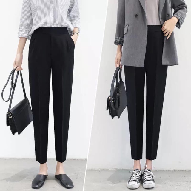 Quần baggy vải