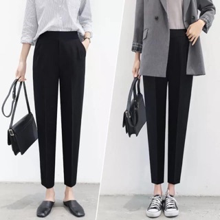 Quần baggy vải