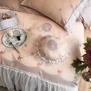 💎 HÀNG CAO CẤP 💎 SET LỤA PHỐI REN CÔNG CHÚA 7 MÓN ( lụa 80s)