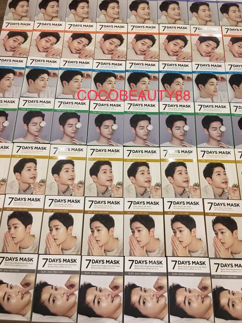 [Chính Hãng] Hộp 7-10 Mặt Nạ Song Joong Ki 7Days Mask | BigBuy360 - bigbuy360.vn