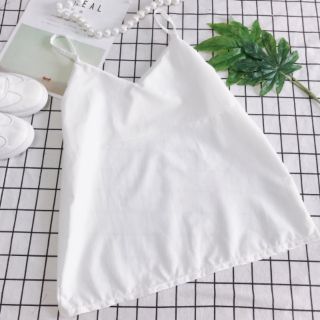 Áo 2 dây cổ tim basic