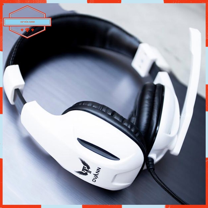 Tai Nghe Gaming Chụp Tai Có Mic Máy Vi Tính Laptop OVANN X5 Headphone Có Dây Tạp Hóa Xanh