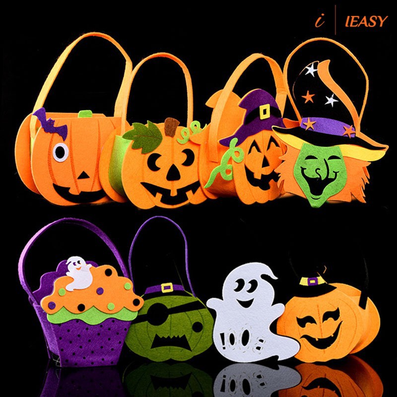 HÀNG TỐT  HALOWEEN- Giỏ đựng kẹo TẾT, ĐI CHƠI, dịp Halloween