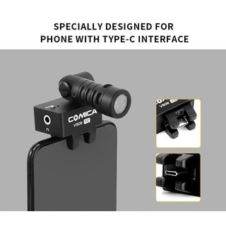 Micro Cho Smarphone Cổng Type-C Comica VS09TC - Hàng Chính Hãng