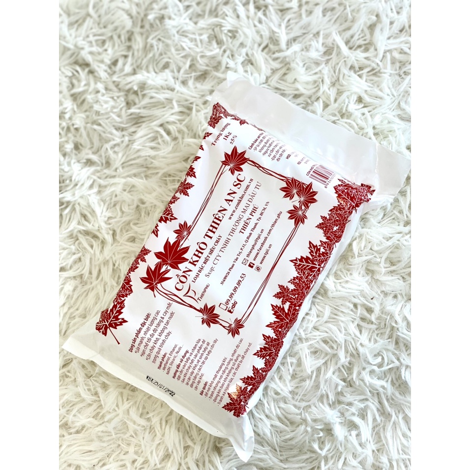 CỒN KHÔ THIÊN AN ĐẶC BIỆT SIÊU CHÁY – LOẠI CỒN ĐỐT ĐẶC BIỆT CHUYÊN DÙNG TIỆC CƯỚI / PHÒNG KÍN 1KG/GÓI - MSP : SC