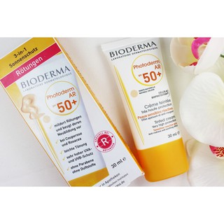 Sunscreen Bioderma Photoderm AR | SPF 50+ UVA 33 | Tinted Cream 30 ml chống UV